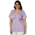 thumbnail image 2 of Blusa corte A Roman Fashion modelo 1710 Lila Talla extra 40, 2 of 6