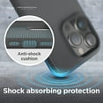 thumbnail image 3 of elago iPhone 14 Pro Case, Pebble Case, Full Body Protective Cover, Shockproof, Special Pebble Coated, Slim, Anti-Scratch, 6.1 inch (Dark Grey), 3 of 7