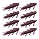thumbnail image 3 of 8 señuelos de pesca blandos para lubina, lucioperca, gusanos de río Morado oscuro, 3 of 9