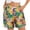 Yellow, variant on Women's High Waisted Board Shorts Loose Comfy Hawaii Print Bermuda Shorts with Drawstring (Yellow M)
