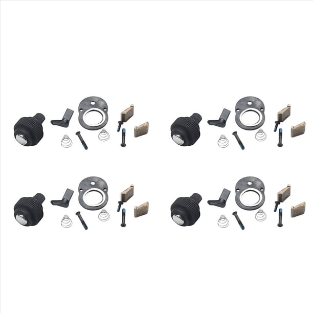 4X Kit de Reparación Llave de Tubo de Trinquete de 1/4 Pulgada y 72 Dientes Accesorios de Reparación Kit de Pieza de Llave de Trinquete