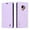 Purple, variant on Flip Phone Case for Samsung Galaxy S9, Kickstand and 2 Card Slots, Shockproof and Scratch Resistant, Purple