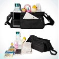 thumbnail image 3 of Universal Stroller Organizer, Detachable Zippered Pocket, Large capacity for essentials Fits Any Strollers(Black), 3 of 4