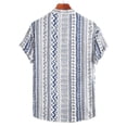 thumbnail image 2 of DAKIMOE Summer Hawaiian Shirts for Men Tropical Short Sleeve Vacation Beach Aloha Shirts Flower Button down Shirts, White, ,M, 2 of 7
