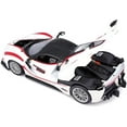thumbnail image 3 of Ferrari Racing FXX-K #75 White 1/24 Diecast Model Car by Bburago, 3 of 4