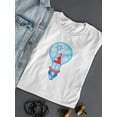 thumbnail image 3 of Christmas Light Bulb T-Shirt Women -Image by Shutterstock, Female Medium, 3 of 4