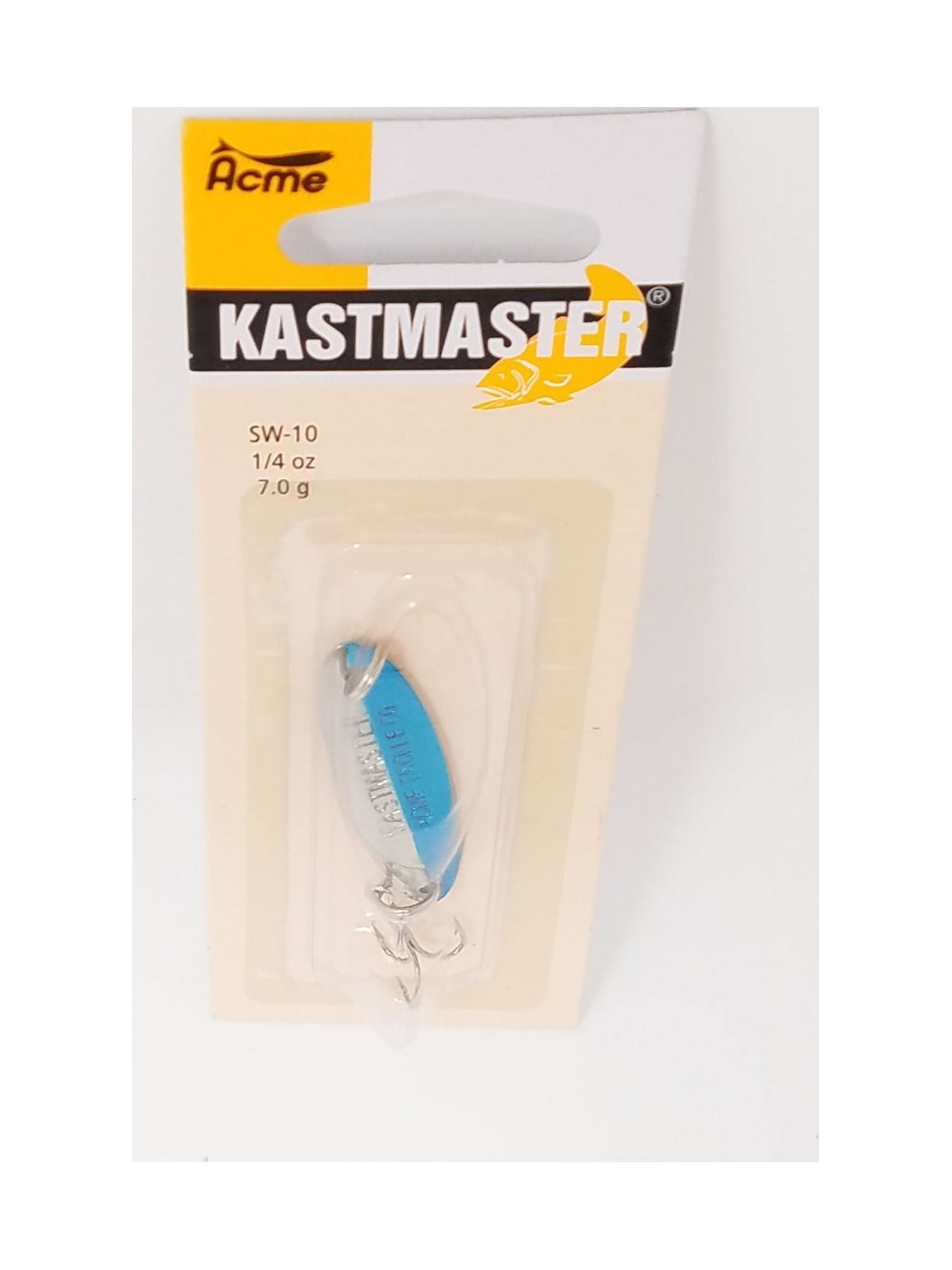 (2 pack) Acme Tackle Freshmaster Kastmaster, Fishing Spoon, 1/4 oz., Neon Blue, Lake