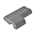 thumbnail image 2 of Almohada para parejas, espuma viscoelástica transpirable, rebote lento, para el cuello, arqueada y cómoda. Gris oscuro para la derecha, 2 of 9