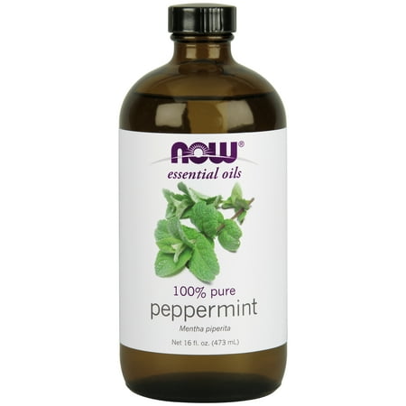 NOW Essential Oils, Peppermint Oil, 16-Ounce
