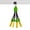 Green, variant on Banana Bungee Banana Holder with Clamp Anchor, Under Cabinet Hanging Storage, Black, Made in USA