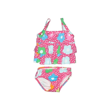 

Pre-Owned Crazy 8 Girl s Size 6-12 Mo Two Piece Swimsuit