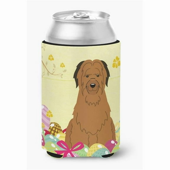 Carolines Treasures BB6082CC Easter Eggs Briard Brown Can or Bottle Hugger
