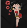 thumbnail image 2 of Retro Betty Boop Cartoon Kissy Lips Girls Kids T Shirt Tees Teen Brisco Brands L, 2 of 5