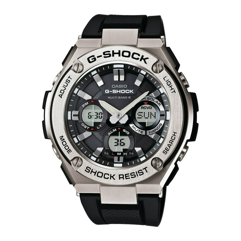 Casio] Watch G-Shock G-STEEL Radio Wave Solar GST-W110-1AJF Black
