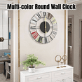 thumbnail image 1 of 50cm Wall Clock Accurate Roman Numberal Bedroom Living Room Hanging Clock, 1 of 14