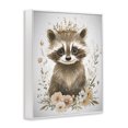 thumbnail image 3 of Stupell Industries Whimsical Crowned Raccoon White Framed Giclee Art design by Ramona Murdock, 14 x 11, 3 of 8