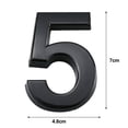 thumbnail image 3 of Hariumiu Mailbox Number Modern 3d House Number Self-adhesive Mailbox Sign, 3 of 6