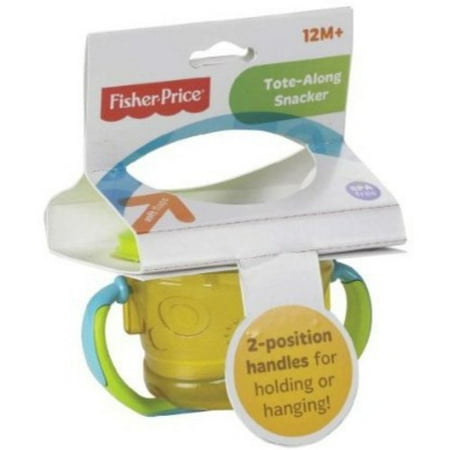 Fisher-Price Tote Along Snacker, 2-Pack, BPA-Free