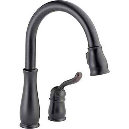 Delta Leland Kitchen Faucet with Pullout Spray, Available in Various Colors