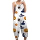 thumbnail image 2 of Mono de Halloween Monos de bolsillo para mujer Calabaza Calavera Pantalones holgados anchos sueltos Pompotops qyievc917, 2 of 5