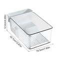 thumbnail image 5 of mdesiwst Turtle Tank with Basking Platform Small Plastic Clear Aquarium Tank Desktop Micro Terrarium Habitat for Turtles Crayfish Crab Lizardt, 5 of 7