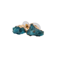 thumbnail image 3 of Natural Apatite Gold Stud Earrings NAPGSE14, 3 of 5