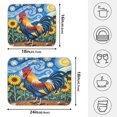thumbnail image 2 of Ryvnso Chicken Sunflowers Dish Drying Mat for Kitchen Countertop 18x24 Large Dish Pad Drainer Rack Dish Sink Mats, 2 of 7