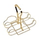 thumbnail image 5 of Portabotellas de vino, portabotellas de cerveza, caja para 4 botellas, decorativa, con asa. Oro, 5 of 9
