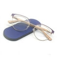 thumbnail image 4 of 2 Pairs Womens Cat Eye Metal Reading Glasses Spring Hinge Readers Comfortable, 4 of 4