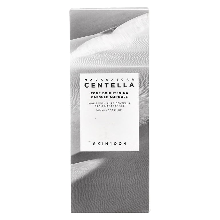SKIN1004 Madagascar Centella Brightening Facial Ampoule, Fast-Absorbing, Soothing, Hydrating, 100ML