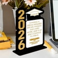 thumbnail image 4 of Class Of 2026 Graduation Acrylic Inspirational Sign With Grad Cap Design Centerpiece For High School College Graduate Desk Ornament, 4 of 6