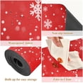 thumbnail image 6 of FREEAMG Winter Red Snow Long Trivet Table Runner Non-Slip Heat Resistant Table Protector Waterproof Easy to Clean Christmas Snowy Hot Pads Pot Holders Table Mats, 6 of 7