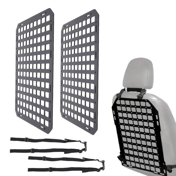 Organizador De Respaldo De Asiento De Coche, Paneles Molle, Soporte De Engranaje, Estante De Montaje De Respaldo De Asiento, Placa De Almacenamiento Modular Universal Para