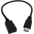 TRAHOOUSB C to Mini USB Cable, USBC Type C Male to Mini USB Female