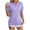 Purple, variant on XMMSWDLA T Shirts Short Sleeve V Neck Tees for Women Fashion Tops Trendy Lightweight Soft Casual Summer Outfits Clothes 2024 Business Tops for Women