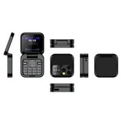 RFUGUG Mini Folding Feature Phone, Compact Flip Phone for Seniors, Easy-to-Use Button Mobile, and Pocket-Sized Elderly Cell Phone, Perfect for Simple and Reliable Communication