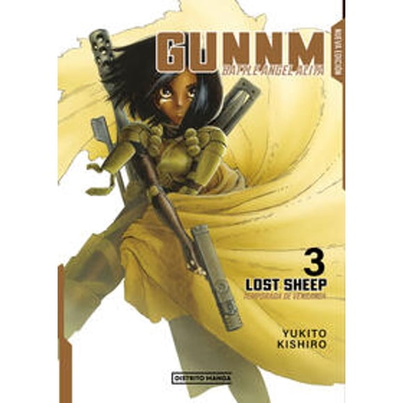 Libro Gunnm: Battle Angel Alita 3 Tapa Blanda, Autor Yukito Kishiro, Editorial Distrito Manga