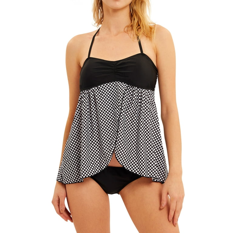 Plaid tankini sale
