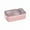 Pink, variant on Microwaveable Compartmentalized Lunch Box for Students and Office Workers - 21x11.5x7cm, BPA-Free Plastic, Multi-Layer Sealing, Soup Container, Eco-Friendly, Ideal for Meal Prep & Food Storage