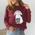 thumbnail image 2 of Gibobby Sudaderas para mujer Sudadera de Forro Polar Sudadera para mujer(RD1,CH), 2 of 5