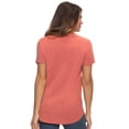 thumbnail image 2 of Felina | Slub Jersey Crew Neck T-Shirt (Dusty Cedar, Small), 2 of 2