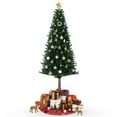 thumbnail image 1 of CazToi 7.5FT/230CM Árbol de Navidad Delgado Incluye Luces LED Cálidas Base Metálica Uso Interior y Exterior, 1 of 7