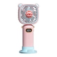 thumbnail image 2 of KTTECTOA Digital Display Handheld Folding FanUSB Rechargeable Desktop Classroom Dormitory Student Fan with LanyardBirthday Gifts Canada Days Home and Kitchen Room Decor, 2 of 6