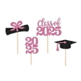 thumbnail image 1 of SXcggal 2025 Graduation Party Decorations Card Slot Inserts For Cupcake Toppers Paper Graduation Design Cake Decorations For Party Supplies And Celebrations Practical Basic Card Slot For Garden, 1 of 7