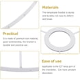 thumbnail image 3 of Lampshade Frame 28cm Single Layer Wire Lamp Cover Iron Lamp Shade Holder Cage, 3 of 7