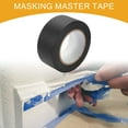 thumbnail image 2 of Cinta de pintor universal Unique Bargains - Cinta de enmascarar para pintura de automóviles DIY sin residuos - Papel crepé negro - 2 pulgadas x 54.7 yardas, 2 of 7