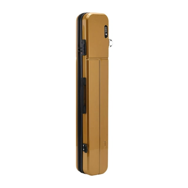 DYNWAVECA Étui Rigide pour Queue de Billard Sac de Rangement pour Billard Cadeau Débutant Équipement Compact Pochette Protectrice Résistante à l'Usure avec Compartiments Or