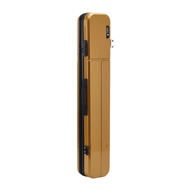 Estuche Rígido para Tacos de Billar, Estuche de Transporte, Regalo, Organizado, Práctico Estuche de Transporte, Bolsa para Guardar Varillas de Billar. Oro