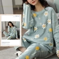 thumbnail image 1 of Pijamas de poliéster Kawaii para mujer, ropa de dormir de manga larga, servicio a domicilio, dibujos animados, informal, talla grande 5XL, primavera y otoño, 1 of 3