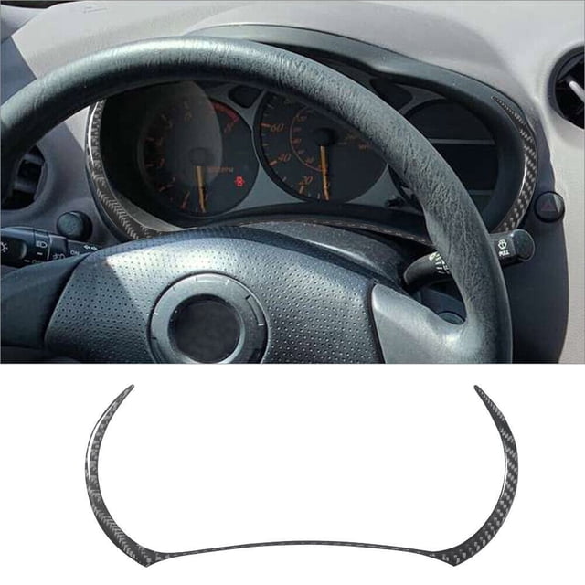 Real Bright Soft Car Interior Carbon Fiber Sticker DecorationCarbon Fiber Interior Speedometer Cover For Toyota Celica 2000-2005Auto Car Protection Interior Accessories